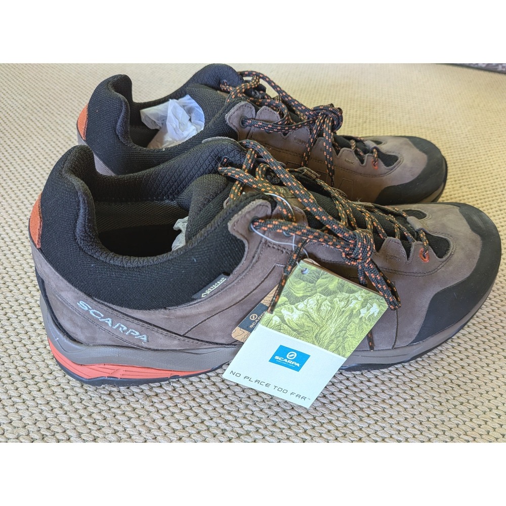 Scarpa Moraine Plus GTX Hiking Shoes Mens 13 Gorpcore Waterproof Outdoor Eco